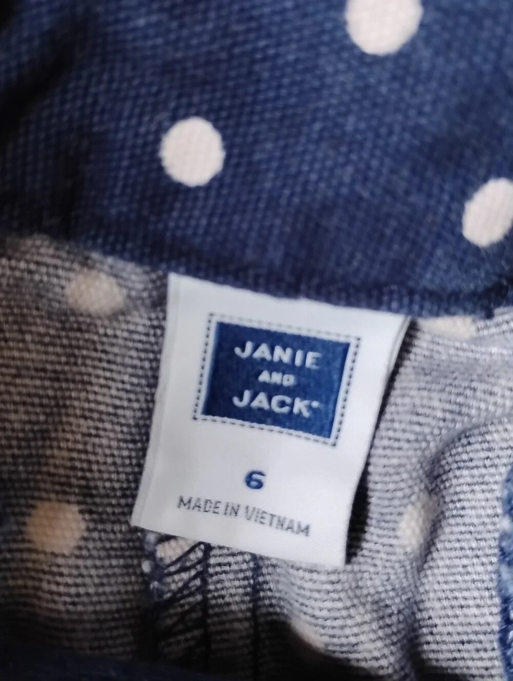 Janie Jack Outfit Set 5 6 Shorts Top Polka Dot Floral Navy Purple White Preppy